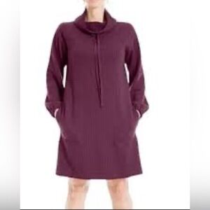 NWT - Max Studio Soft & Comfy Burgundy Long Sleeve Dress